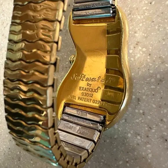 Vintage 90s Exaequo Softwatch Persistence of Memory Salvador Dali Crash Watch